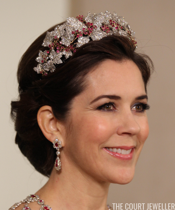 The Danish Ruby Parure Tiara