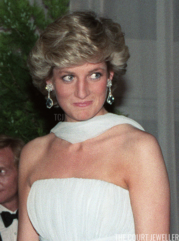 The Evening Earring: Princess Diana’s Aquamarine Earrings