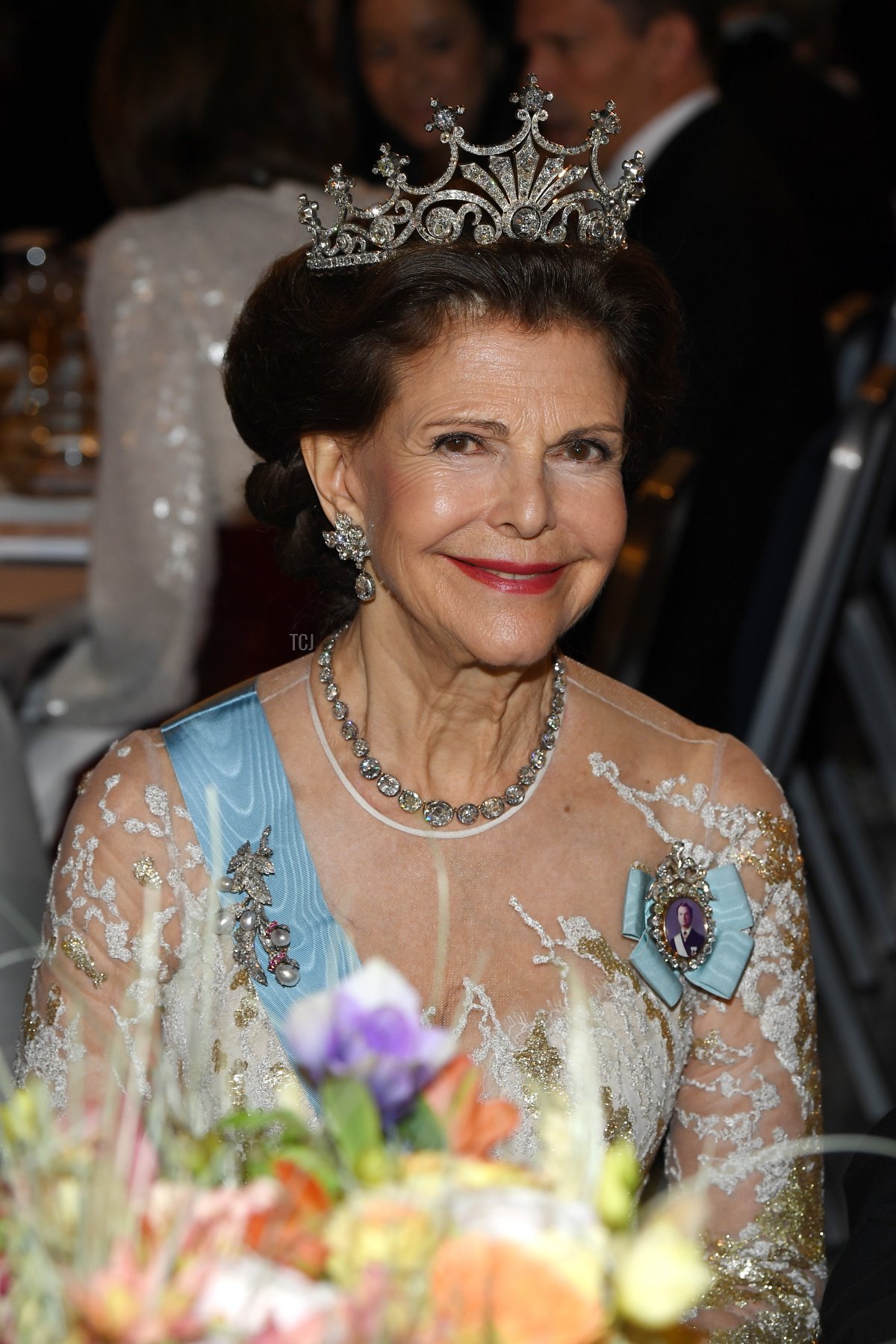 Queen Silvia’s Antique Diamond Nobel Prize Tiara