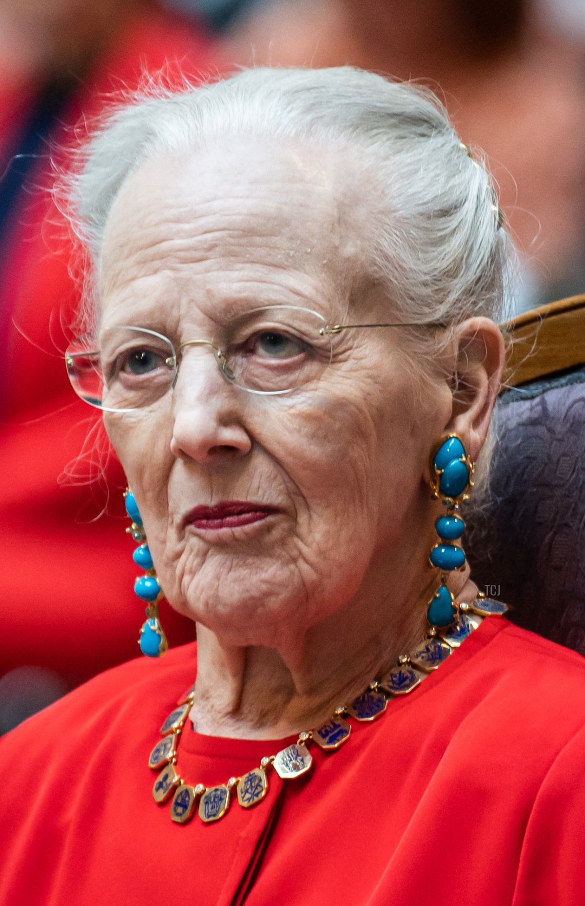 Queen Margrethe II’s Fascinating Modern Turquoise Earrings